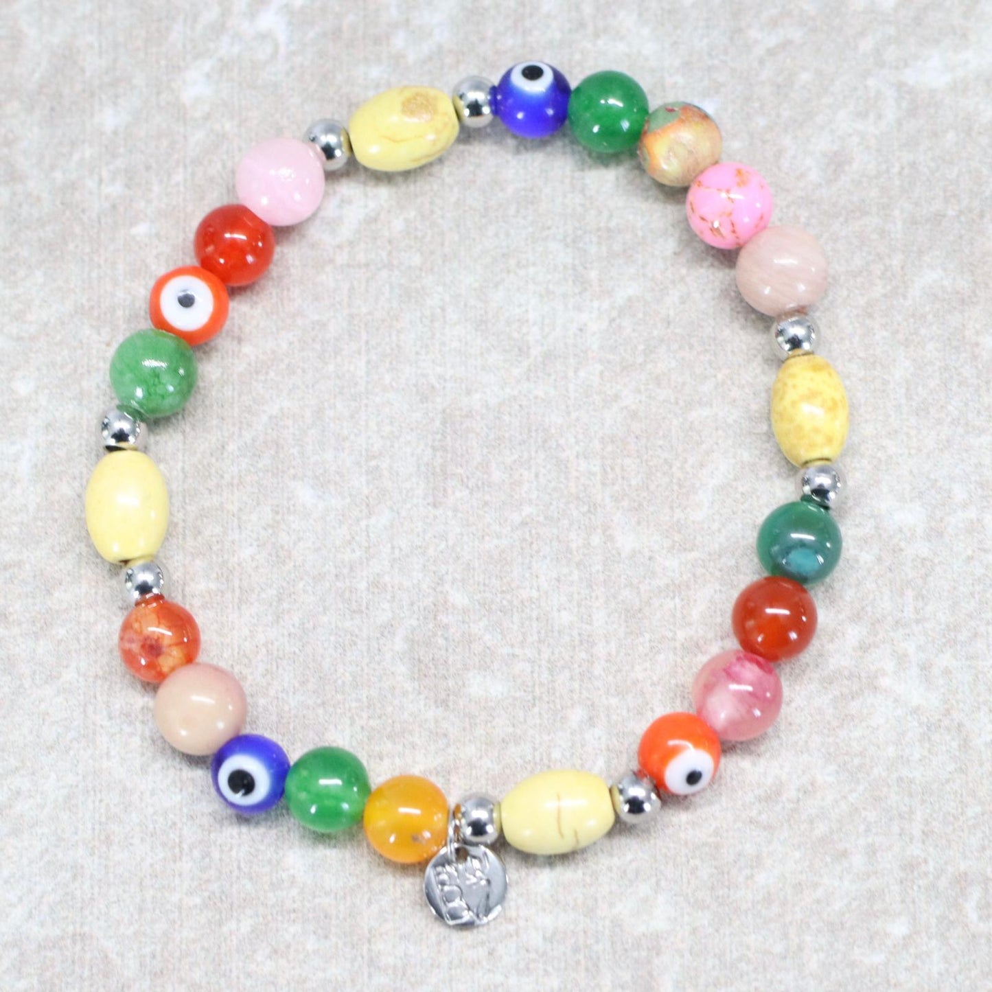 RIO VIBES | Natuursteen armband mix| 6mm | Small Fit