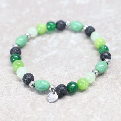 MADEIRA GROVE | Natuursteen armband mix | 6mm | Small Fit