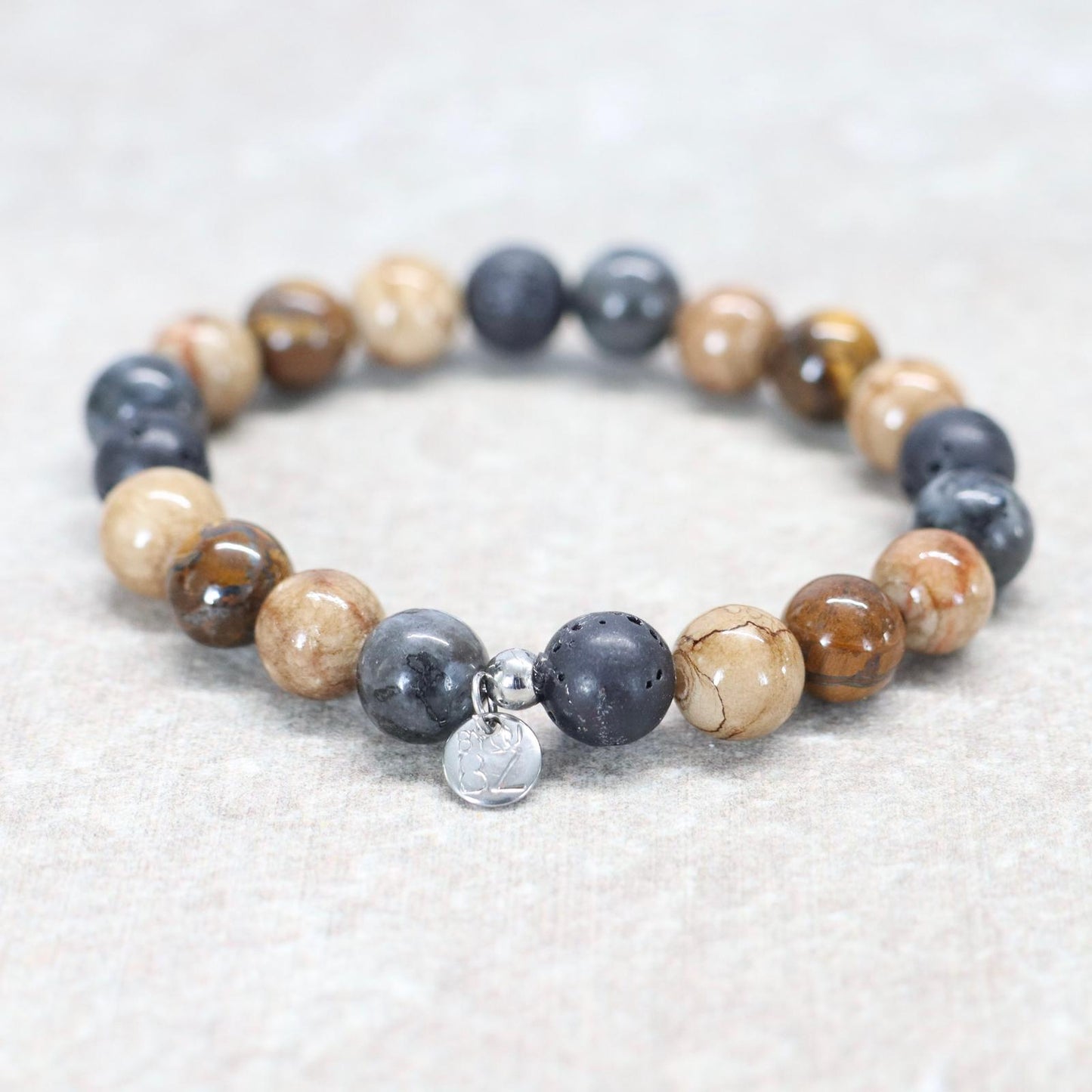 SAHARA DUNES | Natuursteen armband mix | 8mm | Small Fit
