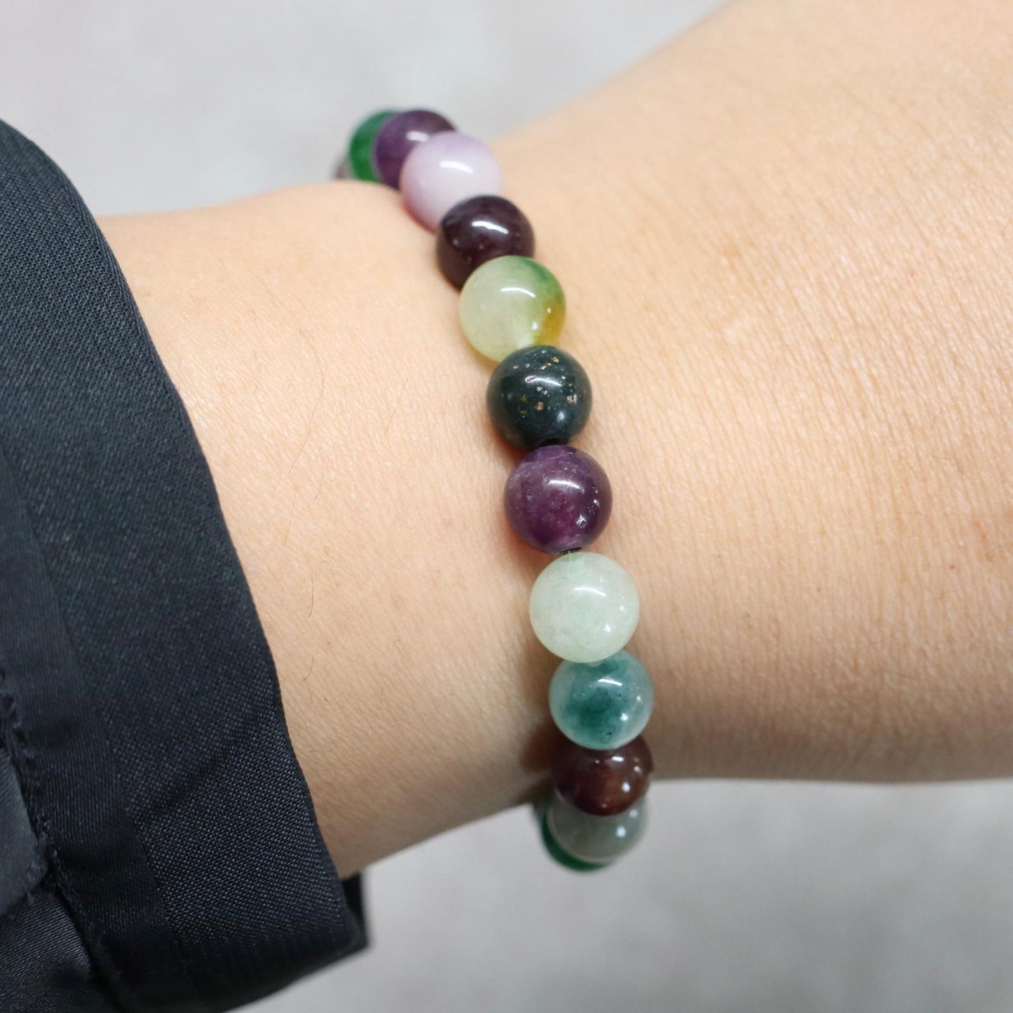 ANDALUSIAN FIELDS | Natuursteen armband mix | 8mm | Small Fit