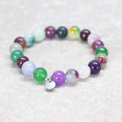 ANDALUSIAN FIELDS | Natuursteen armband mix | 8mm | Small Fit