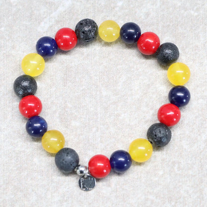 COLOMBIA VIBES | Natuursteen armband mix | 8mm | Small Fit