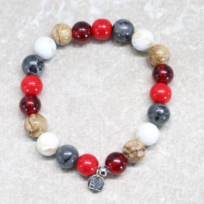 VALENCIA VIBES | Natuursteen armband mix | 8mm | Small Fit