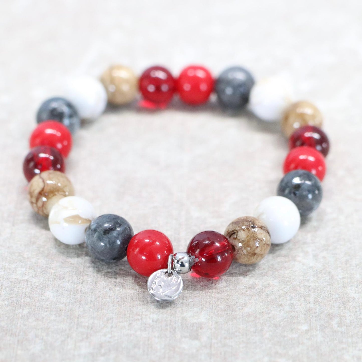 VALENCIA VIBES | Natuursteen armband mix | 8mm | Small Fit
