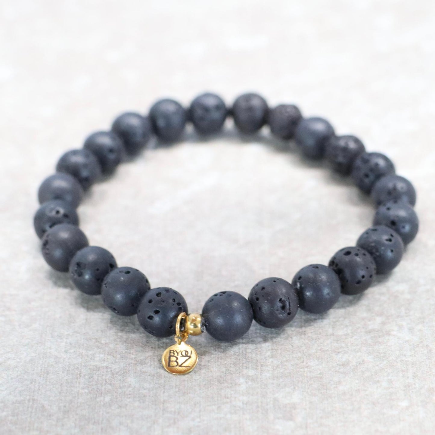 CLASSIC LAVASTEEN | Lavasteen armband | 8mm | Normal Fit