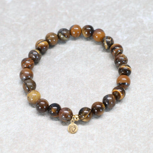 CLASSIC TIJGEROOG | Tijgeroog armband | 8mm | Normal Fit