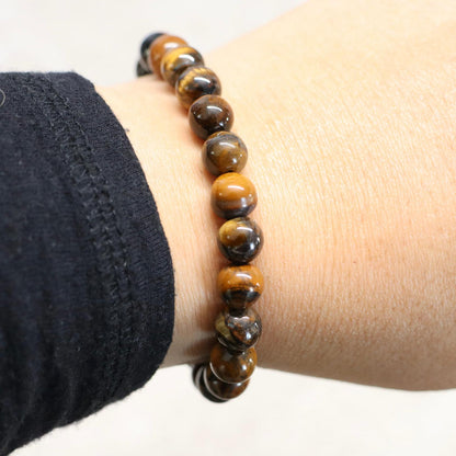 CLASSIC TIJGEROOG | Tijgeroog armband | 8mm | Normal Fit