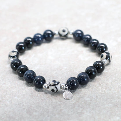 TOKYO SHADE | Obsidiaan armband | 8mm | Normal Fit