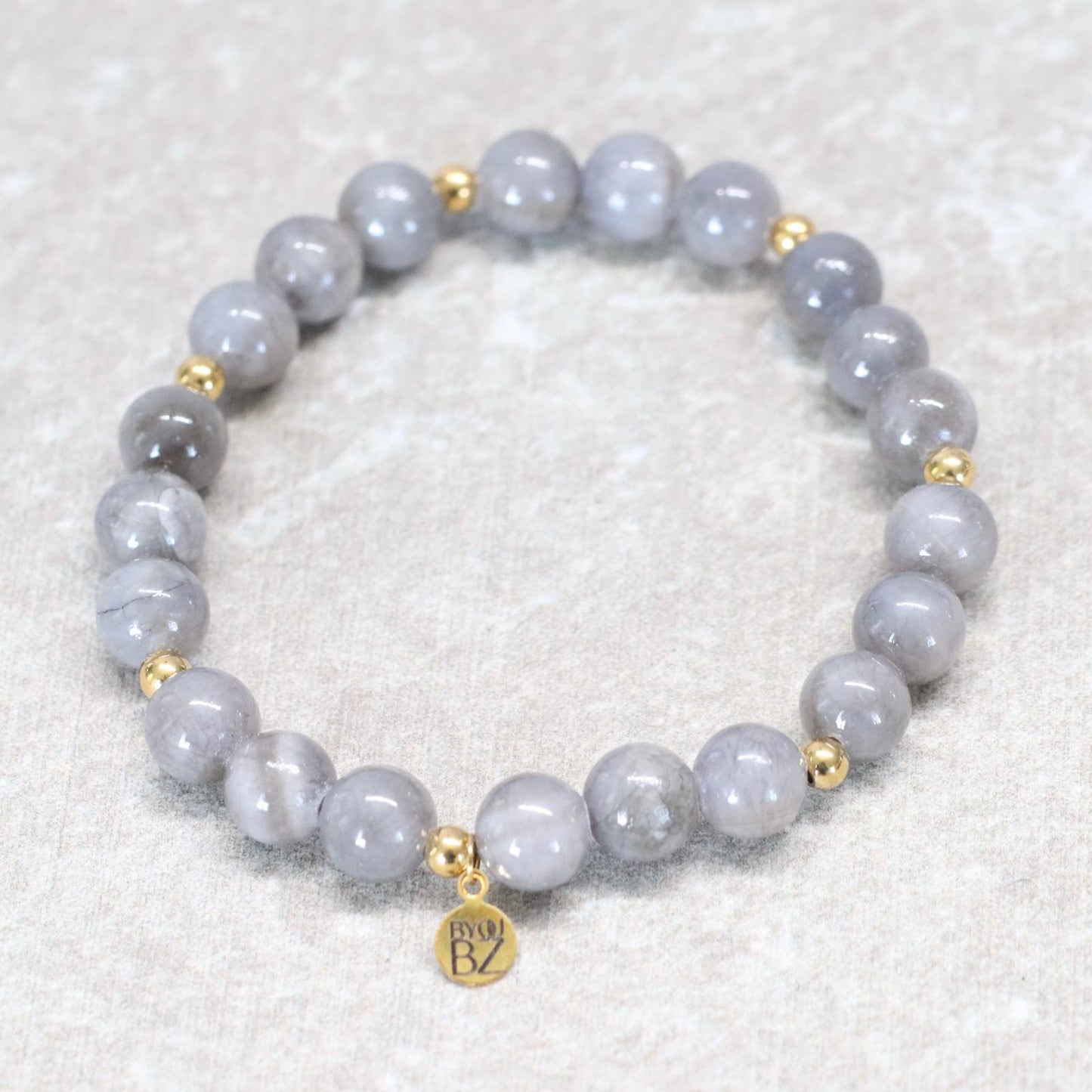 ROTTERDAM REFLECTION | Chalcedoon armband | 8mm | Normal Fit