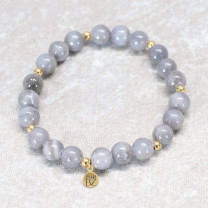ROTTERDAM REFLECTION | Chalcedoon armband | 8mm | Normal Fit