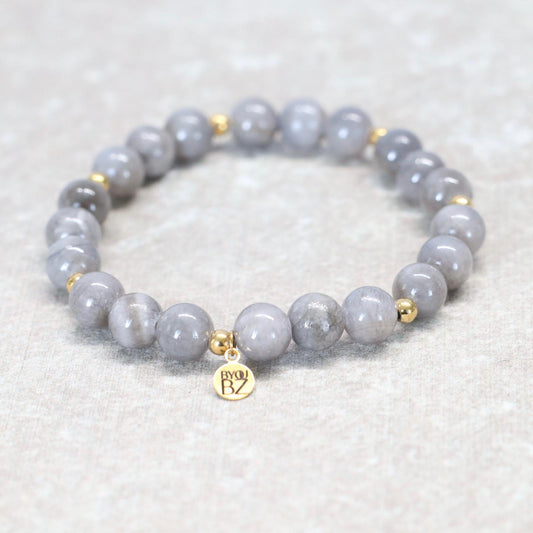 ROTTERDAM REFLECTION | Chalcedoon armband | 8mm | Normal Fit