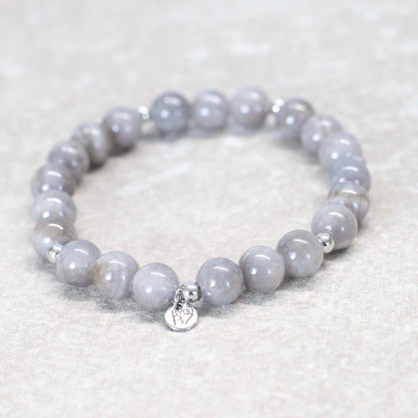 ROTTERDAM REFLECTION | Chalcedoon armband | 8mm | Normal Fit