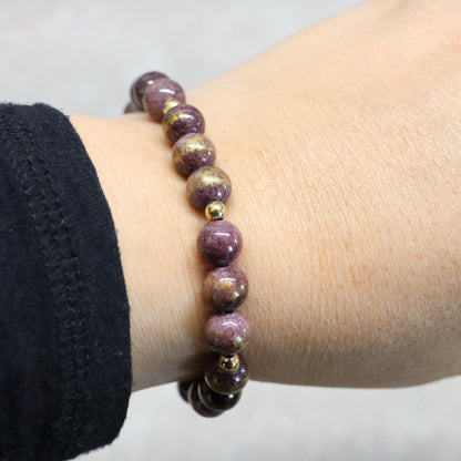 LYON LIGHT | Jade armband | 8mm | Normal Fit