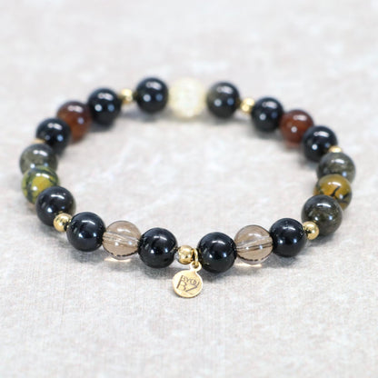 PATAGONIAN GROUND | Natuursteen armband mix | 8mm | Normal Fit