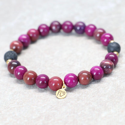 RADIANT RHODOS | Kwarts armband | 8mm | Normal Fit