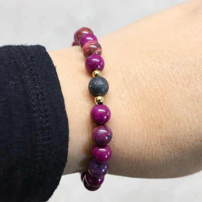 RADIANT RHODOS | Kwarts armband | 8mm | Normal Fit