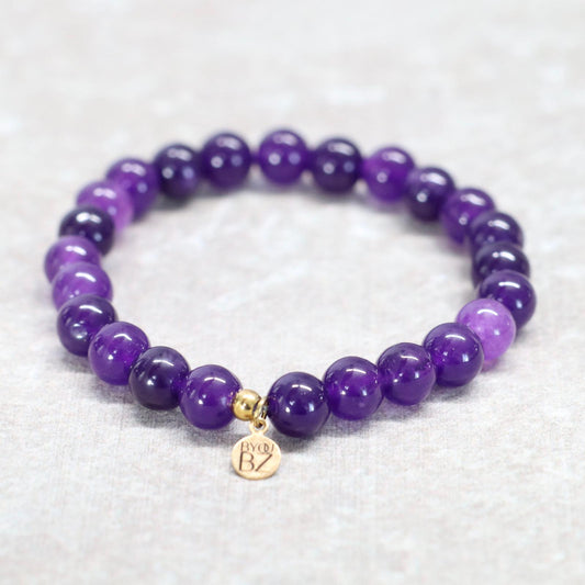 CLASSIC AMETHIST | Amethist armband | 8mm | Normal Fit