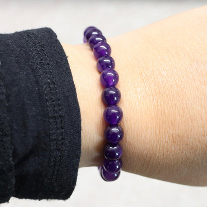 CLASSIC AMETHIST | Amethist armband | 8mm | Normal Fit