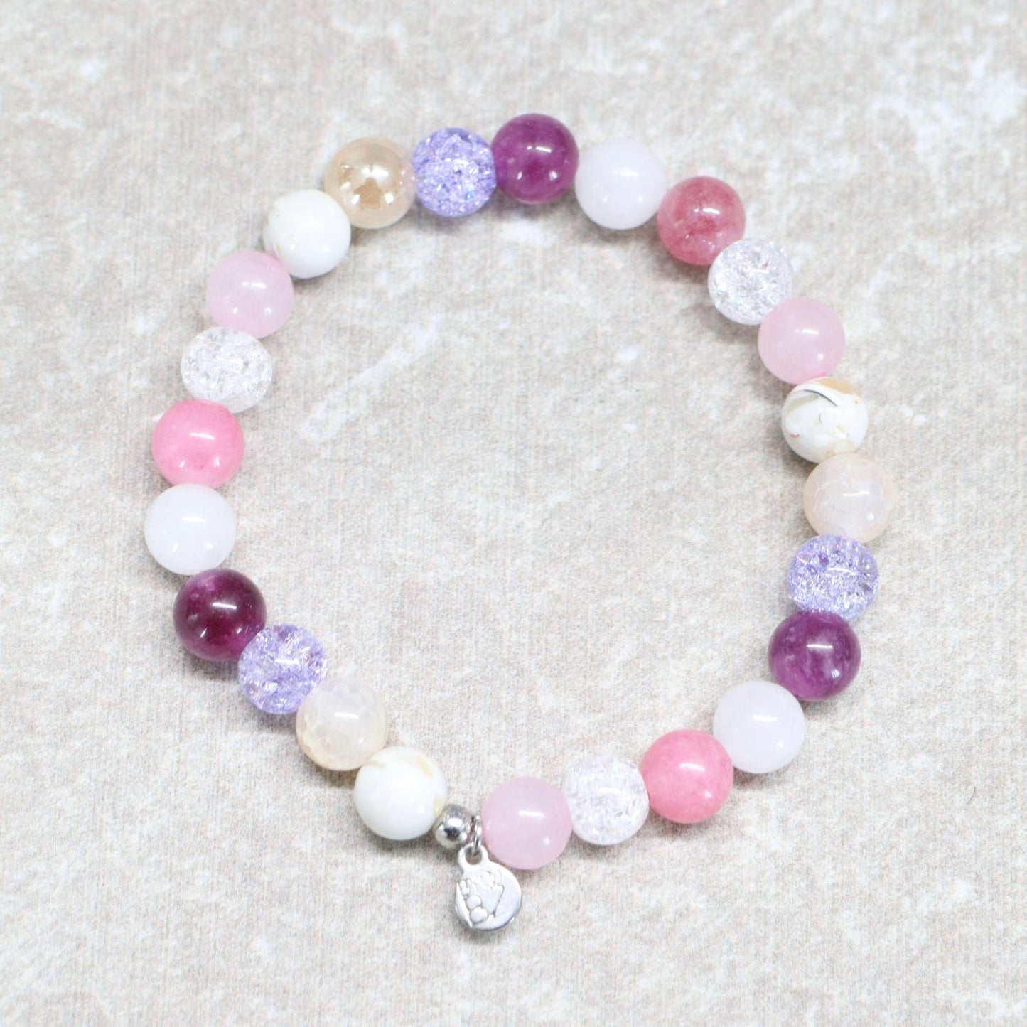 BLOSSOM KYOTO | Natuursteen armband mix | 8mm | Normal Fit