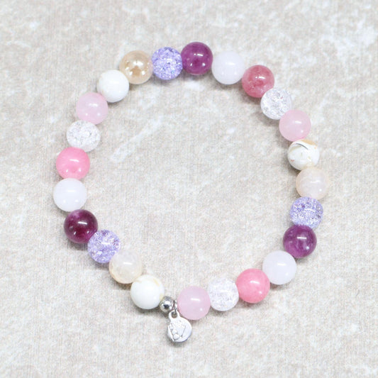 BLOSSOM KYOTO | Natuursteen armband mix | 8mm | Normal Fit