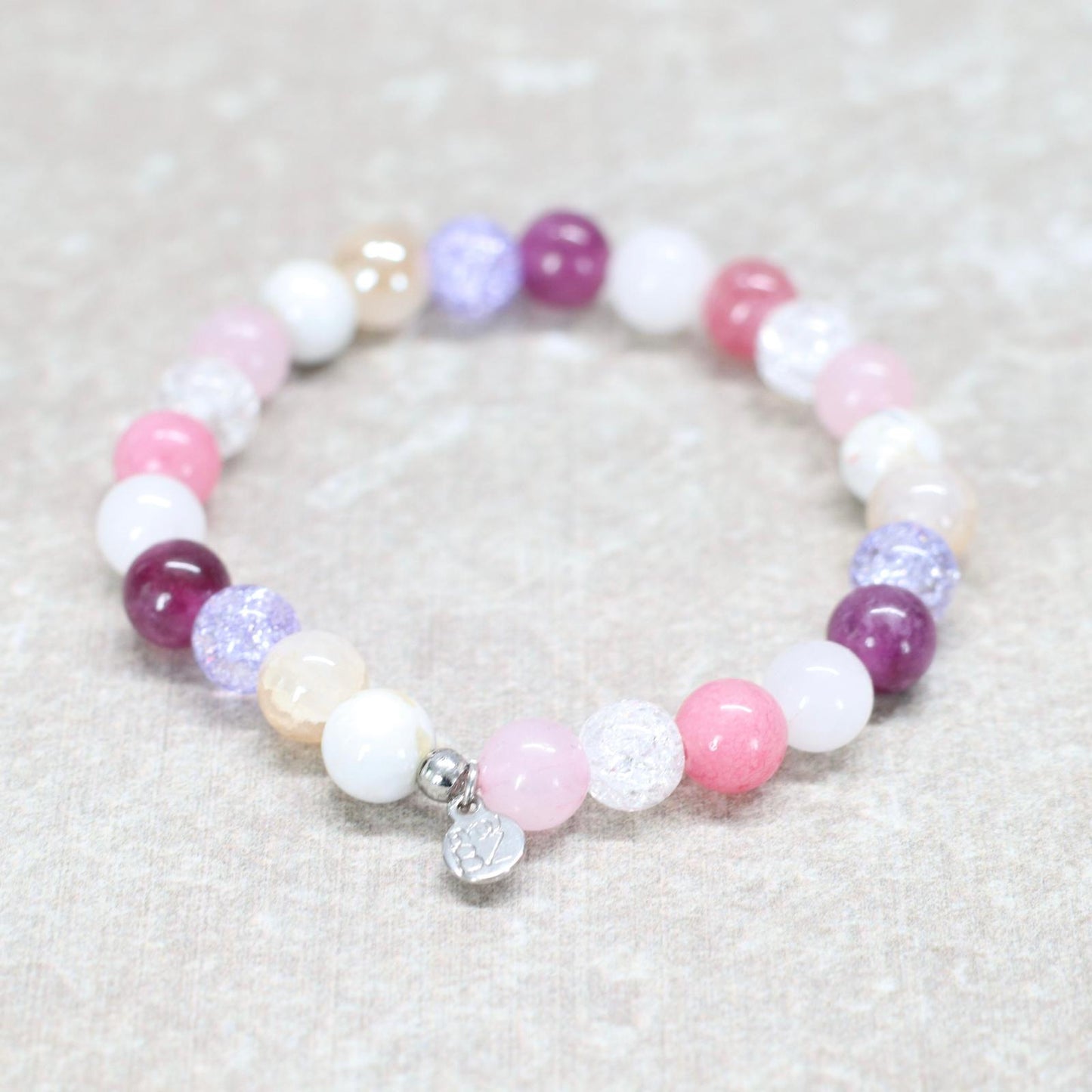 BLOSSOM KYOTO | Natuursteen armband mix | 8mm | Normal Fit