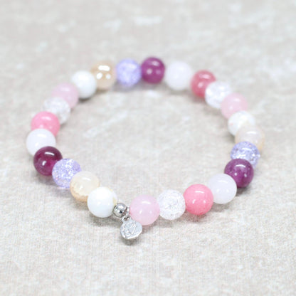 BLOSSOM KYOTO | Natuursteen armband mix | 8mm | Normal Fit