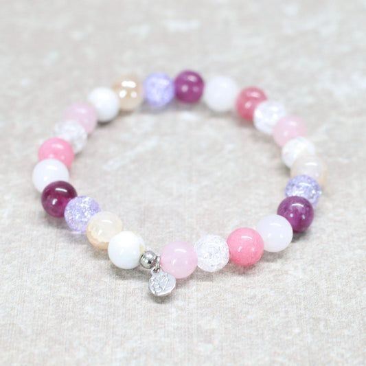 BLOSSOM KYOTO | Natuursteen armband mix | 8mm | Normal Fit