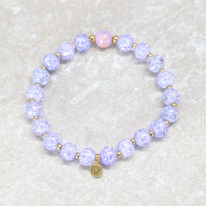 PARIS BLOOM | Kwarts armband | 8mm | Normal Fit