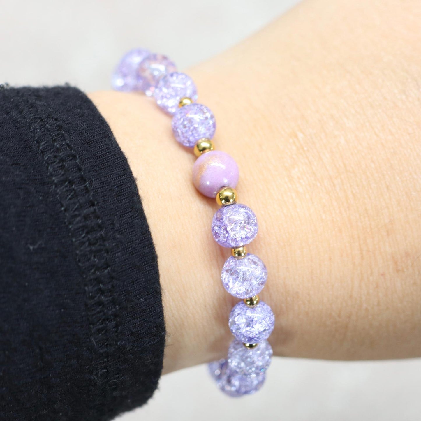 PARIS BLOOM | Kwarts armband | 8mm | Normal Fit