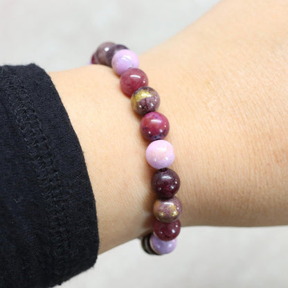 KOH TAO SUNSET | Natuursteen armband mix | 8mm | Normal Fit