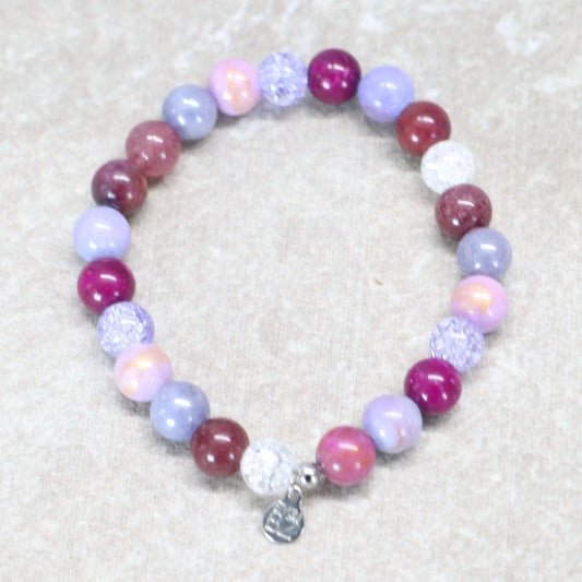 MYSTIC VERONA | Natuursteen armband mix | 8mm | Normal Fit
