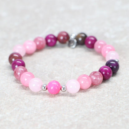 SERENE VALLDEMOSSA | Natuursteen armband mix | 8mm | Normal Fit