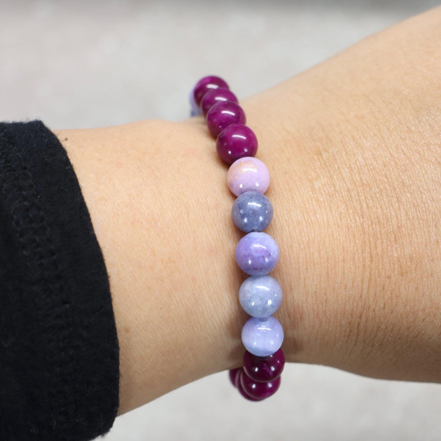 EVENING FLORENCE | Natuursteen armband mix | 8mm | Normal Fit