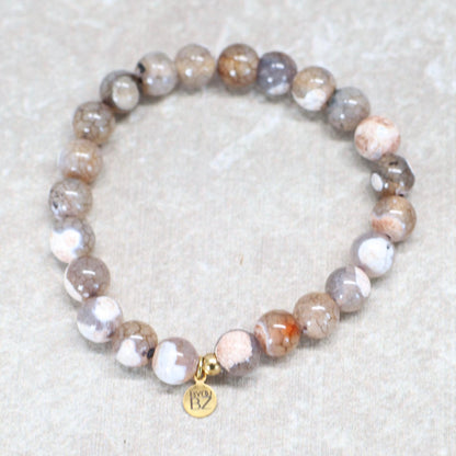 ECHO OF CAPPADOCIË | Drakenader agaat armband | 8mm | Normal Fit