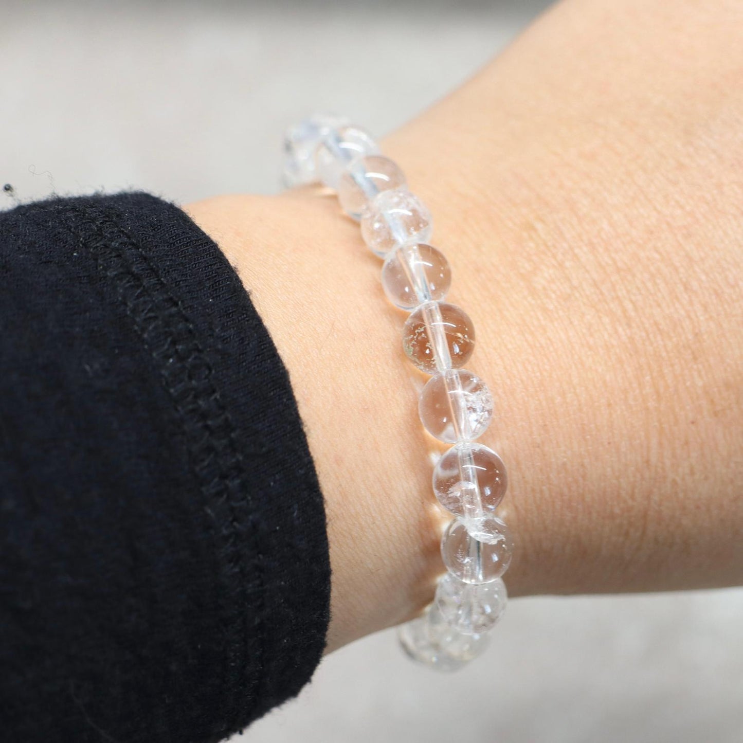 CLASSIC BERGKRISTAL | Bergkristal armband | 8mm | Normal Fit