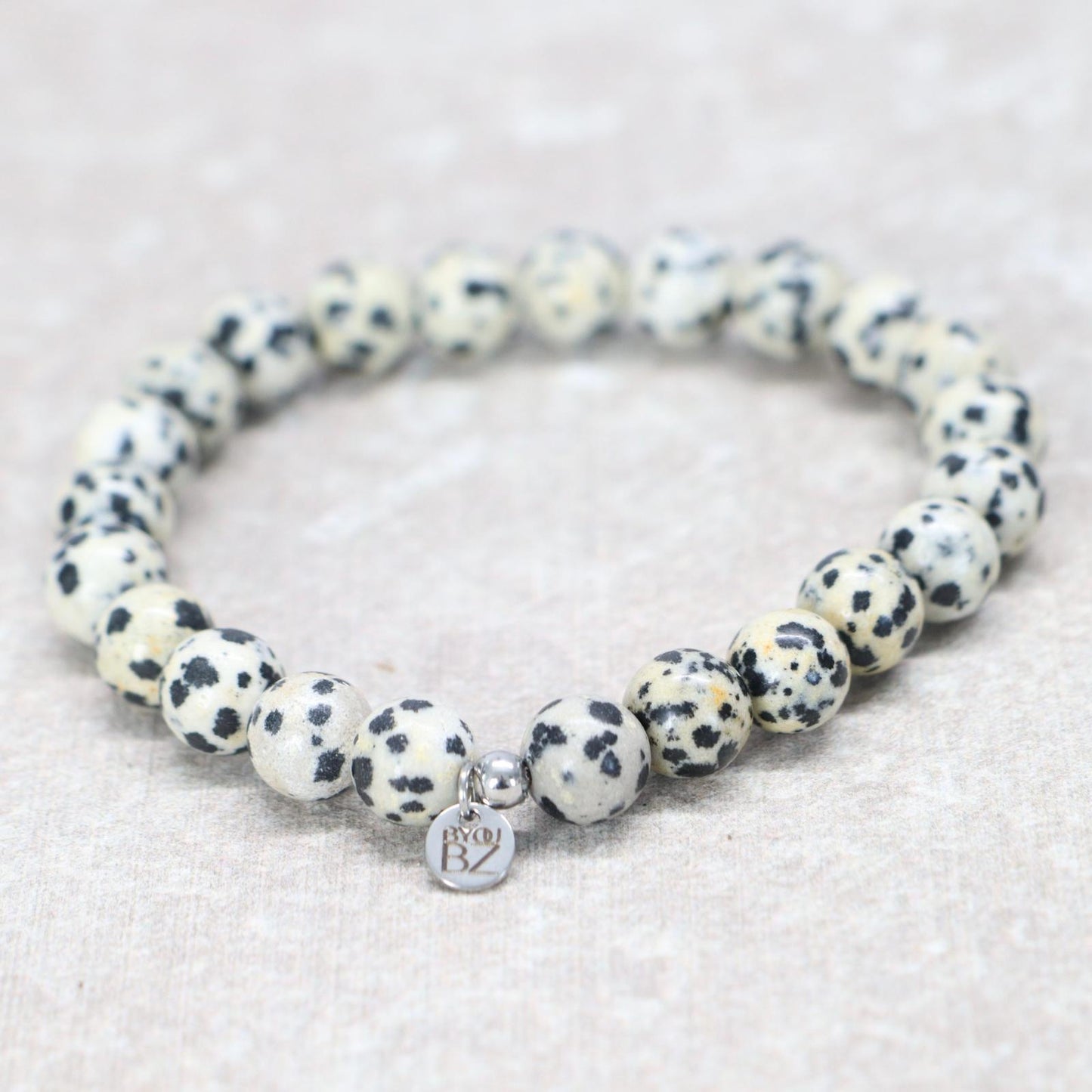 CLASSIC DALMATIER JASPIS | Dalmatier jaspis armband | 8mm | Normal Fit