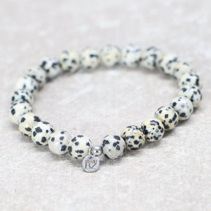 CLASSIC DALMATIER JASPIS | Dalmatier jaspis armband | 8mm | Normal Fit
