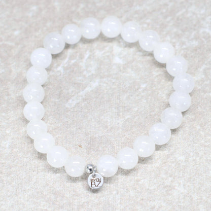 LUNAR MOON | Maansteen armband | 8mm | Normal Fit