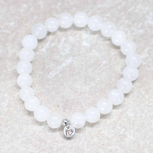 LUNAR MOON | Maansteen armband | 8mm | Normal Fit