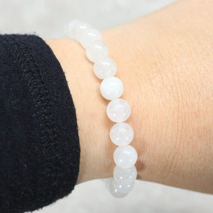 LUNAR MOON | Maansteen armband | 8mm | Normal Fit