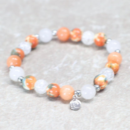 SAN FRANCISCO SPARK | Natuursteen armband mix | 8mm | Normal Fit