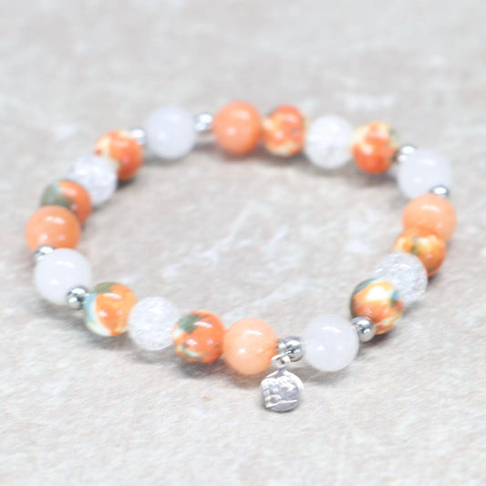 SAN FRANCISCO SPARK | Natuursteen armband mix | 8mm | Normal Fit