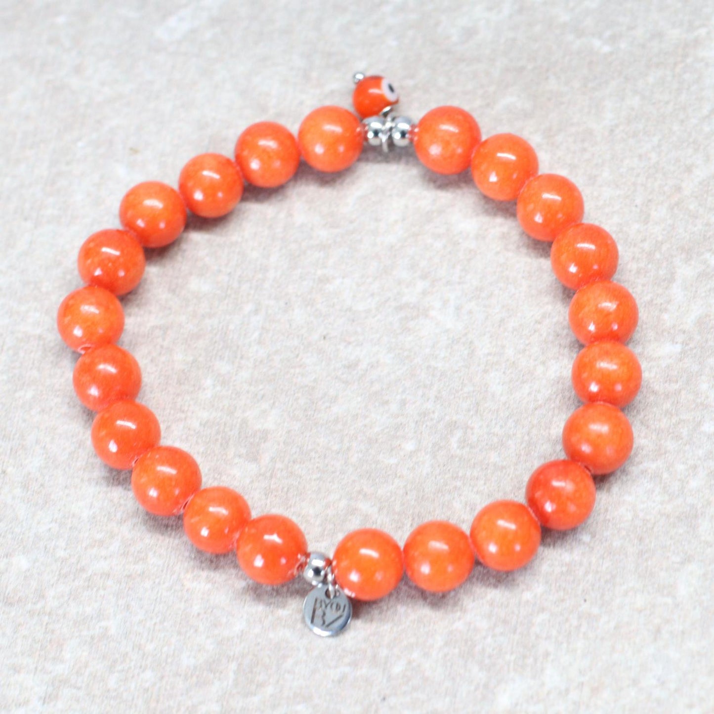 IZMIR GLOW | Chalcedoon armband | 8mm | Normal Fit