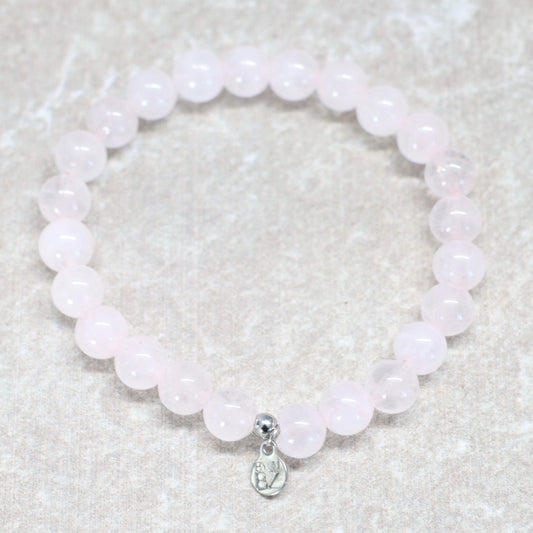 CLASSIC ROZENKWARTS | Rozenkwarts armband | 8mm | Normal Fit