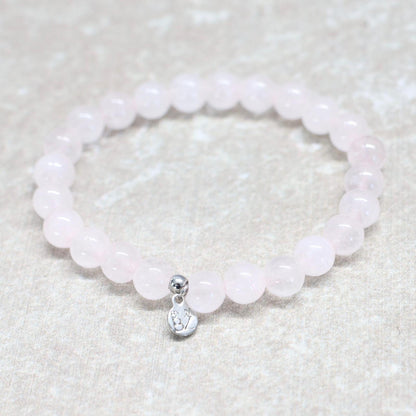 CLASSIC ROZENKWARTS | Rozenkwarts armband | 8mm | Normal Fit