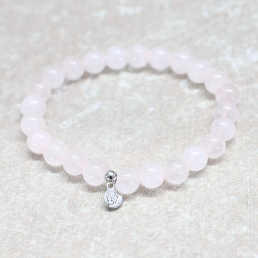 CLASSIC ROZENKWARTS | Rozenkwarts armband | 8mm | Normal Fit