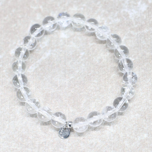 CLASSIC BERGKRISTAL | Bergkristal armband | 8mm | Normal Fit
