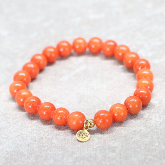 HOLLANDS GLORIE | Chalcedoon armband | 8mm | Normal Fit