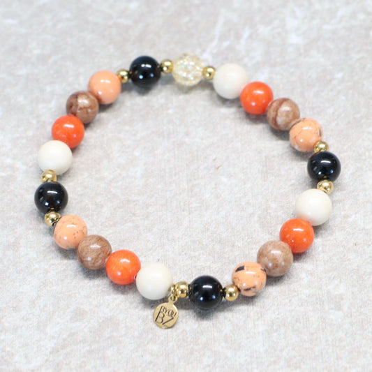 CANYON SPIRIT | Natuursteen armband mix | 8mm | Normal Fit