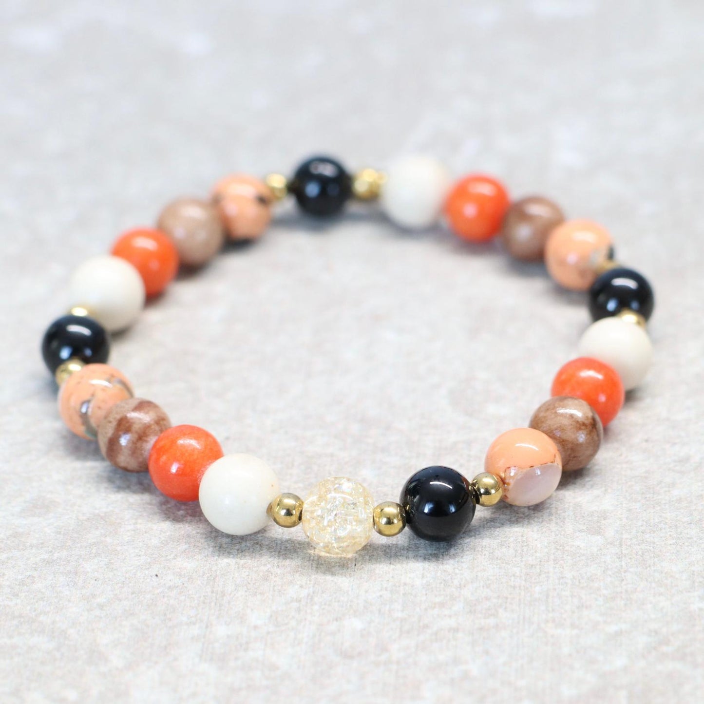 CANYON SPIRIT | Natuursteen armband mix | 8mm | Normal Fit